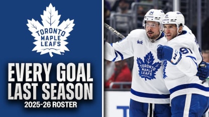 Všechny góly sezony od hráčů Maple Leafs