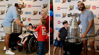 Aaron Ekblad brings Stanley Cup to Barrie 